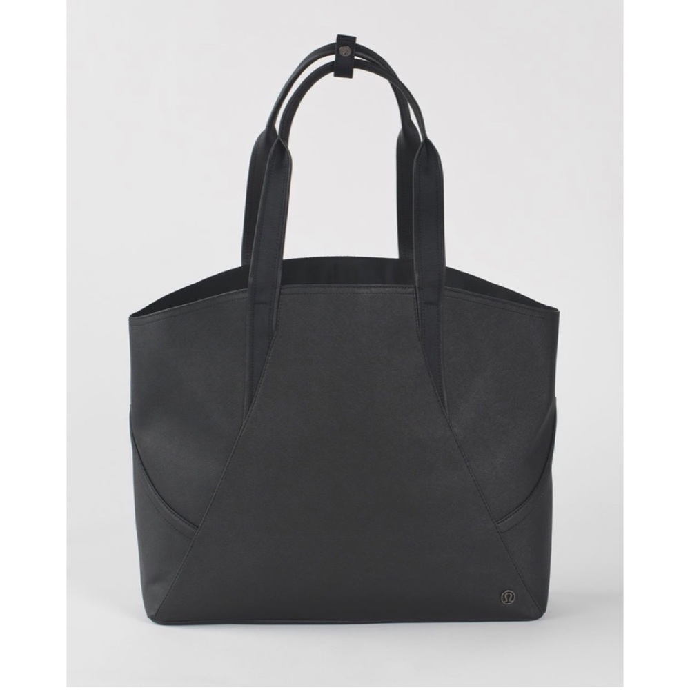 LULULEMON all day tote bag water repellent work travel shoulder logo black 26L